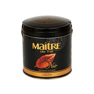 MAITRE de Thé Louis d`Or смесь чая черного байхового крупнолистового кенийского и индийского, 150г