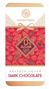 Шоколад горький 70% какао-продуктов без сахара