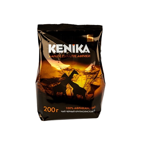 KENIKA чай черный байховый африканский крупнолистовой, 200г