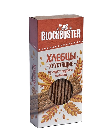 Хлебцы хрустящие из муки грубого помола, 130x16