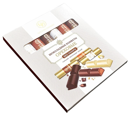Ассорти шоколадных конфет «ОРЕХОВОЕ» без сахара